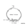 Charm Bracelets Rhinestone Infinity Bracelet For Women Men 8 Number Shape Pendant Jewelry Blange Couple Lover Friend Gifts