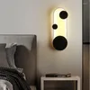Wall Lamp European Classic LED för hemmet sovrum sovrum korridor aluminium kortfattad atmosfär inomhus llumination lyxiga fixturer