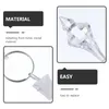 Shower Curtains 4pcs Curtain Weights Clip Type Window Drop Crystal Pendants