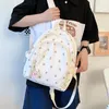 Backpack Personalised Embroidery Name Floral School For Girls Casual Daypack Ladies Backpacks Handbags