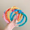 Hair Accessories Girls Cute Colourful Love Heart Headband Sweet Headdress Children's Birthday Gift Band Fashion