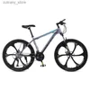 Rowery jeźdźcy Nowe 2024 Brake tarczowe Macce Mountain Bike 26-calowa 21 prędkości wysokiej wysokiej ramy stalowej roweru terenowe dla studentów dorosłych L240319