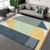 Carpets Nordic Living Room Abstract Carpet Striped Household Floor Mat Sofa Coffee Table Rug Decoration Home Non-slip Absorbent Pad Car