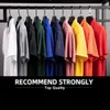 2023 Men Polo Shirt Summer Spory Sports Shirt Shirt Polo Chirms personnalisés Polo Polo Polo Collier Réflective Stripe T-shirt 240320