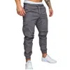 Calças masculinas casuais clássicas simples cor sólida lavadas cortadas verão moda all-match skinny cintura elástica