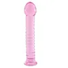 Pink Glass Spiral Anal Dildo G Spot Stimulator Glass Penis Big Dildos For Women Masturbator Couples Adult Sex Toys For Woman