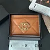 Womens Designer Card Holders Ladies Walls Luxury Purs Mens Fashion Leather Bags High Quality Diamond Credit Card Holder Classic Bag Mini Purse CXG2403201-8