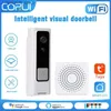 Sonnettes de porte Smart home PIR détection du corps humain interphone intérieur WiFi sonnette visuelle prend en charge l'interphone vocal vidéo sonnette sans filY240320