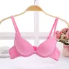 Bras Double Thin Cup Mały Super Push Up Bra Damska Rozmiar Zbierz studenci piersi dziewczynki