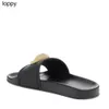 New 24SS Luxurys Designer Slippers New Fashion Brand Classics Sandal Casual Mens Womens Sandale Sliders Metal Summer Platform