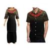 Vestidos de festa samoano colar personalizado ula nifo padrão polinésio vestido feminino solto grande tamanho longo saia casual vintage arte camisa masculina