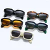 Solglasögon Retro Square Fashionable Artikel Vintage Eyewear Accessory Sun Protection Mens Women Hip Hop Shade Glasses