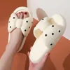 Slippers Home Flip Bow Womens Shoes Platform Cloud Summer Beach Anti Slip House Mens and Cartoon Cute 2024 New01gvng H240322