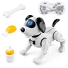 Intelligente afstandsbediening robot dier hond vroeg onderwijs kinderspeelgoed ouder-kind interactie programmeerbare handstand demonstratie simulatie hond