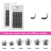 Valse Wimpers Faux Nertsen Individuele Cluster Wimpers Damesmode Zachte Pluizige Lash Clusters Volume Piekerige D Krul DIY Wimperverlenging