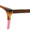 サングラスフレームレトロレトロ2トーンの眼鏡男性スクエアビンテージライトアセテートRXメガネ