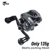 LEYDUN 135g Ultra Licht Kunstaas Baitcasting Reel BFS 71 Overbrengingsverhouding 111BB 4KG Power Baitcaster 240312