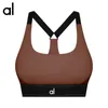 Al-DW346DL347 Tracolla regolabile Reggiseno sportivo Elastico in vita Pantaloni da yoga da donna Set di abbigliamento sportivo