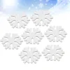 Party Decoration Wooden Snowflake Cute Christmas Mini White Snow Flake Craft Ornaments For Supplies