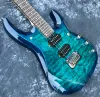 Guitarra John Petrucci firma transparente lago azul Ernie ball Music Man JP6 Guitarra Envío Gratis Musicman Guitar