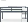 Inne zasoby pościeli DHP Milton Junior Twin Loft Bed Grey Y240320