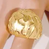 Bangle 2023 newest ladies ring party gold plated round jewelry not fading free shipping high quality unique ring for gifts 240319