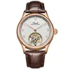 Montres-bracelets HEMUDU Luxe Flying Tourbillon Mouvement Montre-bracelet mécanique pour hommes Top Marque Squelette Montres Mans Saphir étanche