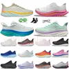 HOKA ONE Bondi 8 Carbon x 2 Laufschuhe hokas Clifton 8 white training Sneakers eggnog shifting sand Shock absorption highway marathons Trainers