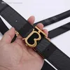 Bältesdesigner Mens Womens Man Double Sided Leather Sotating Buckle Business Leisure Woman Belt Midje Band med låda