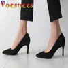 Dress Shoes Voesnees Leopard Print Women 2021 Spring Autumn New Fashion Pointed Toe Pumps Stiletto Shallow Mouth Nightclub High Heels6G62 H240321