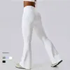 Active Pants Women Yoga Bell-Bottoms Leisure Scrunch Bulfting Dance High midje V-Shaped Sport Gym Running Breatble Leggings