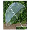 Umbrellas Big Clear Cute Bubble Deep Dome Umbrella Gossip Girl Wind Resistance5475697 Drop Delivery Home Garden Household Sundries Dhzza