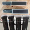 LAUR LER Retractable Makeup Brush Black Professional Powder Brush