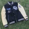 Diseñador de chaquetas para hombres Classic Varsity Jacket Mens Jackets Casual Baseball Chaqueta béisbol bordado suelto de cuero vintage de invierno 24032035