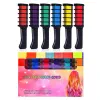 Color Temporary Hair Color Chalk Combs Kit Girls Party Cosplay Halloween Hair Salon Dyeing B99