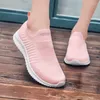 Casual Shoes Women Flat Slip On Pink Lightweight Sneakers Summer Chaussures Femme Basket Flats Zapatillas Mujer