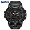 SMAEL montres hommes Sport montre homme grande horloge montre militaire de luxe armée relogio 1545 masculino alarme LED montre numérique étanche T247z