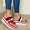 Pantoufles 2024 Été Pointu Gâteau Éponge Et Sandales Femmes Bout Rond Femmes Chaussures Sandale