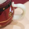 Muggar Round Rolling Cup Ceramic Söt kaffedryck Anime Rollspel Props Julklappar Barntillbehör