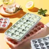 IJs Gereedschappen Hart Ijs Maken Mold DIY Ice Maker IJsbakje Siliconen Ijsbakje Mold Food Grade Dienblad Ijs Opbergdoos Keuken Gadgets L240319