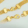 Bracciale in oro arabo Set Collana colorata 21k Rame Oro Dubai Eleganti gioielli di lusso Signore Banchetto di nozze 240319