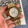 Bracelet masculin de luxe Regardez six aiguilles en quartz automatique de quartz de haute qualité