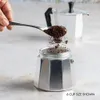 Moka Pot Italiaans koffiezetapparaat Espresso Aluminium Geiser Koffiezetapparaat Waterkoker Latte Kachel Klassieke koffiewaren Barista-accessoires 240319
