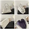 Hobo Dumpling Niche Bag Real Cowhide Shoulder Pearl Strap Fashion Personality Single Crossbody Ladies Handbag