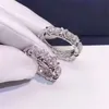 Sedici pietre designer AAA diamante T Anello designer di marca di lusso 18 carati Oro argento logo incide lettera Anelli Donna uomo Gioielli da sposa ragazza Regali per feste 6 7 8