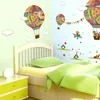 Adesivi murali Mongolfiera per la camera dei bambini Camera da letto per bambini Decalcomanie per borsa per tazza Poster murale regalo