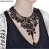 Anhänger Halsketten 1PCNew Heiße Frauen Schwarz Spitze Perlen Choker Viktorianischen Steampunk Stil Gothic Kragen Halskette Schönes Geschenk Für FrauenL2403L2403