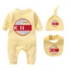 Luxury Designer Cotton Baby Jumpsuit Set Romper Kid Jumpsuits New Born Babies Breathable Clothes Unisex Bodysuit Clothing Set For Children