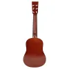 Gitar 25inch mini küçük gitar Basswood 6 dizeleri yeni başlayan çocuklar için pick dizeleri ile akustik gitar çocuklar hediye