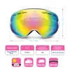 Goggles Ski Goggles for Men Women and Youth, Double Layers Lens Anti Fog OTG Winter Sports Snow Goggles for Skiing and Snowboarding